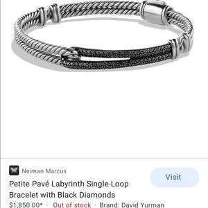 David Yurman Petite Labyrinth Single Loop Bracelet